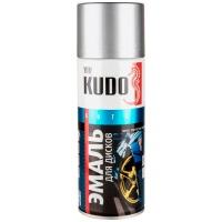 KUDO-5201 Эмаль для дисков алюминий (аэрозоль) , 0.52&nbsp;л  KU-5201