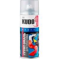 KUDO Грунт-эмаль для пластика серая  , 0.52&nbsp;л KU-6001