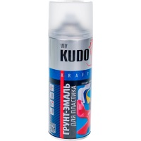 KUDO Грунт-эмаль для пластика черная  , 0.52&nbsp;л KU-6002